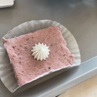 Vegan Raspberry brownie   at Wild Oats Bakery and Cafe in Brunswick