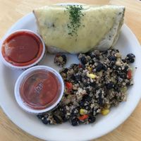 burrito at Wild Oats Bakery and Cafe in Brunswick