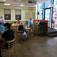 seating at Wild Oats Bakery and Cafe in Brunswick