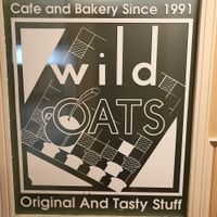 window at Wild Oats Bakery and Cafe in Brunswick