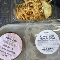Grab and go noodles and whoopie pies  at Wild Oats Bakery and Cafe in Brunswick