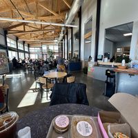Cafeteria seating area   at Wild Oats Bakery and Cafe in Brunswick