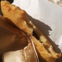Pizza Fritta di Scarole at Friggitoria Vomero in Naples