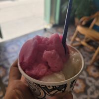 fresa y guanábana at Gelateria Ceiba in Cartagena