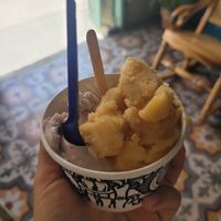 cereza y banano at Gelateria Ceiba in Cartagena