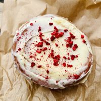 Raspberry and lemon swirl   at Lovely Rita's Bakehouse in Sheffield