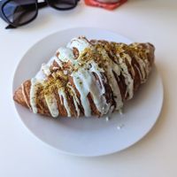 Pistachio croissant at Lovely Rita's Bakehouse in Sheffield