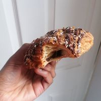 Bounty croissant at Lovely Rita's Bakehouse in Sheffield