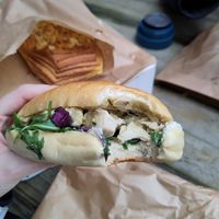 Christmas "Turkey" sandwich - was amazing at Lovely Rita's Bakehouse in Sheffield