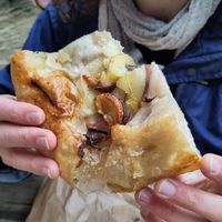 Roast garlic focaccia at Lovely Rita's Bakehouse in Sheffield