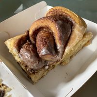 Cinnamon bun  at Kegarmo in South East London