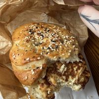 Eggless bagel   at Next Door Baker by Kegarmo in South West London