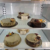 3 vegan gelato cakes  at Cremeria Cavour in Bologna