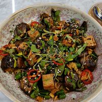 Polenta with lots of stuff at The Skinny Kitchen - Eivissa in Ibiza