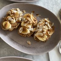 Banana toast  at The Skinny Kitchen - Eivissa in Ibiza