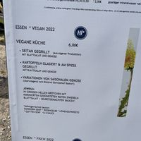 Leckere Vegane Optionen auf der Karte!  at Happen Poel in Poel
