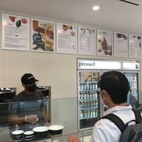 Front counter at Pressed Juicery - Lenox Hill in New York City