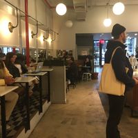 Inside venu at Think Coffee in New York City