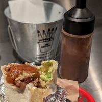 Add lots of their delicious mild salsa from a squeeze bottle at Qué Pasa - Downtown in Kyoto