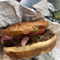 Black bean burger   at BOS - B.GOOD - TA in Boston