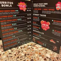 Menu   at Los Tacos in Oslo