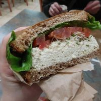 Tofu-egg salad sandwich at Lassens Deli and Juice Bar in Bakersfield