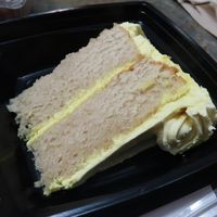 Vegan cake with lemon cream at Lassens Deli and Juice Bar in Bakersfield