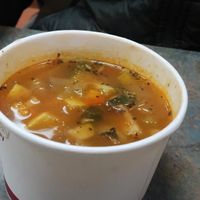 Vegetables soup at Lassens Deli and Juice Bar in Bakersfield