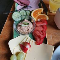 Vegan Breakfast menue at Café & Bistro zur Schmiede in Simmerath