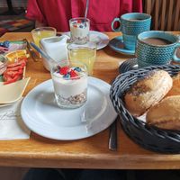 Vegan Breakfast menue at Café & Bistro zur Schmiede in Simmerath