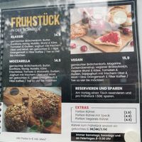 Vegan Breakfast menue at Café & Bistro zur Schmiede in Simmerath