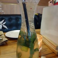 Homemade "Citrus Squash" (vegan) at Noya in Saarbrucken