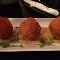 Mac and cheese balls at BAD Burger in Brooklyn