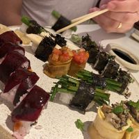 Vegan sushi platter  #Veganuary at Gurumê Ipanema in Rio De Janeiro