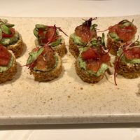 Hot veg me rolls  at Gurumê Ipanema in Rio De Janeiro