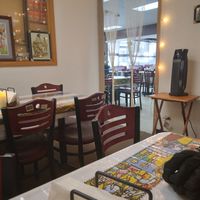 Lots of seating at Ethio Beans Ethiopian Restaurant and Cafe in Carol Stream