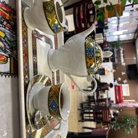 Ethiopian tea.  at Ethio Beans Ethiopian Restaurant and Cafe in Carol Stream