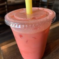 Watermelon Boba Tea (nondairy creamer)  at Zen Ramen & Bento in Dahlonega