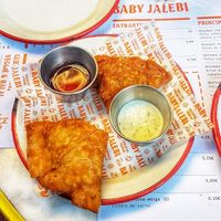 Samosas at Baby Jalebi in Barcelona