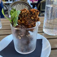 Best spicy nut/seed brittle ever  at Banyan Bar + Refuge in Boston