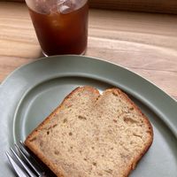 Cold brew and banana bread   at COYOTE in Kyoto