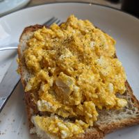 Tamago toast (SO good!) at COYOTE in Kyoto