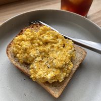 “Egg” toast 😋  at COYOTE in Kyoto