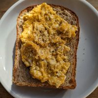 Tamago toast at COYOTE in Kyoto