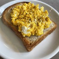 Vegan egg toast  at COYOTE in Kyoto