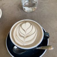 Hojicha Latte  at COYOTE in Kyoto