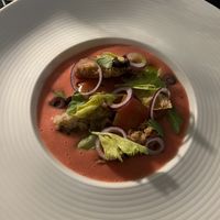 Gazpacho con friselle   at Magnolia in Naples