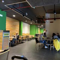 Upstairs seating area   at Spizzico in Bari