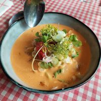 Vegan bouillabaisse. at Gro in Oerebro