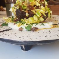 part of five course set menu at Gro in Oerebro